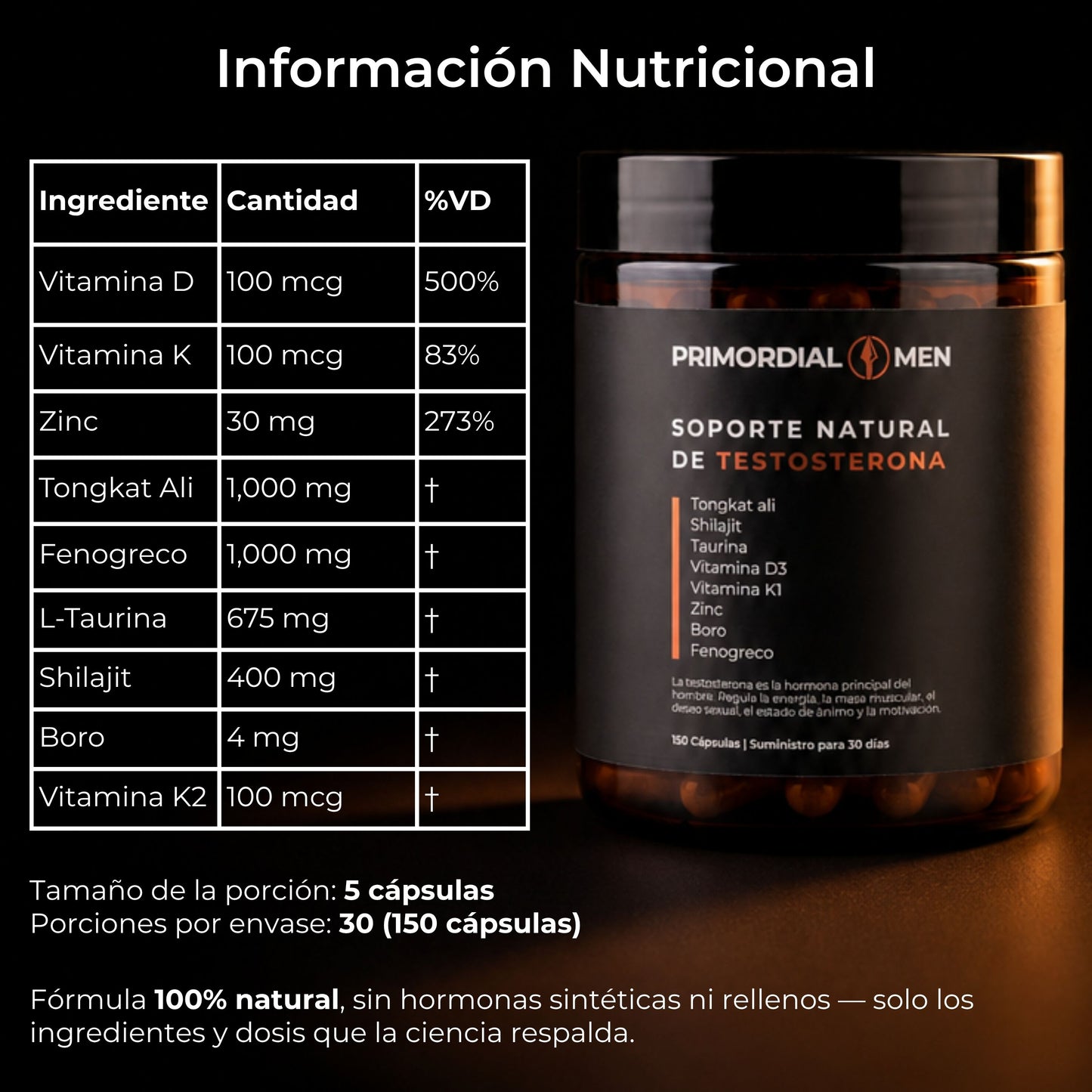 Soporte Natural de Testosterona